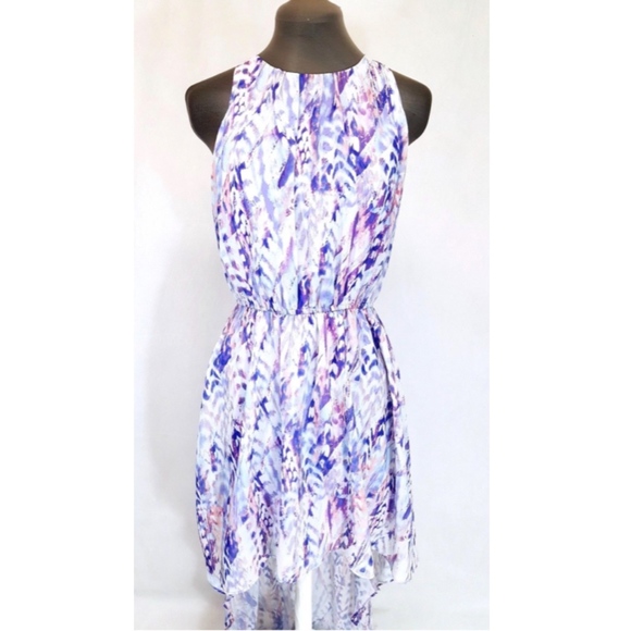 Pastel High Low Flowy Dress - Picture 3 of 7